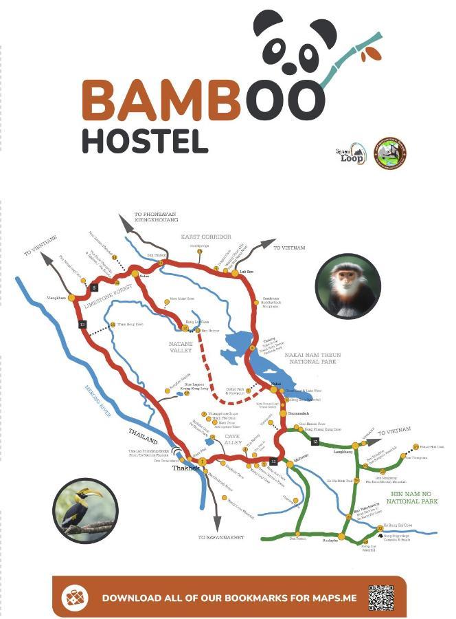 Bamboo Hostel Тхакхэк Экстерьер фото
